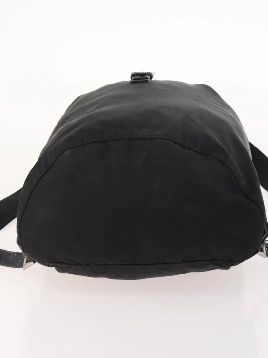 PRADA Backpack Nylon Black Silver Auth bs33265 main image 15
